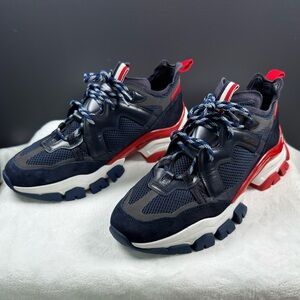 Moncler Leave No Trace Low-Top – Navy/Red – Women’s US 8